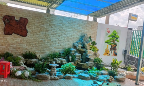 Thi công hòn non bộ trong nhà
