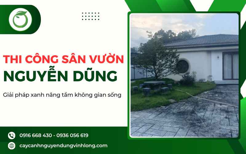 thi công sân vườn