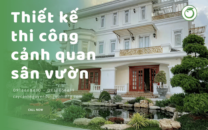 thi công cảnh qian sân vườn Vĩnh Long